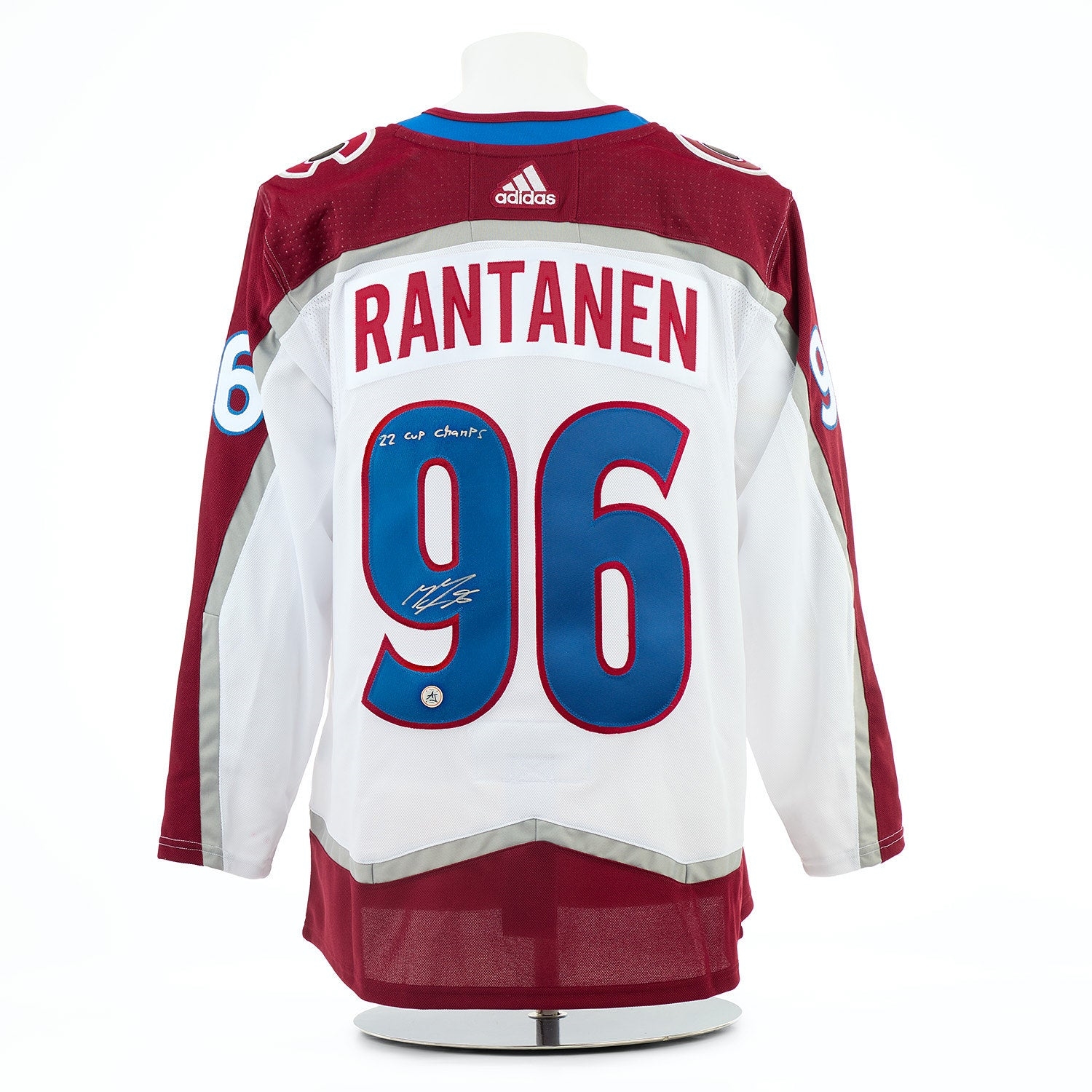 Mikko Rantanen Colorado Avalanche Signed & Inscribed Stanley Cup adidas Jersey