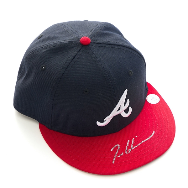 Tom Glavine Signed Atlanta Braves Authentic Fitted New Era Baseball Cap