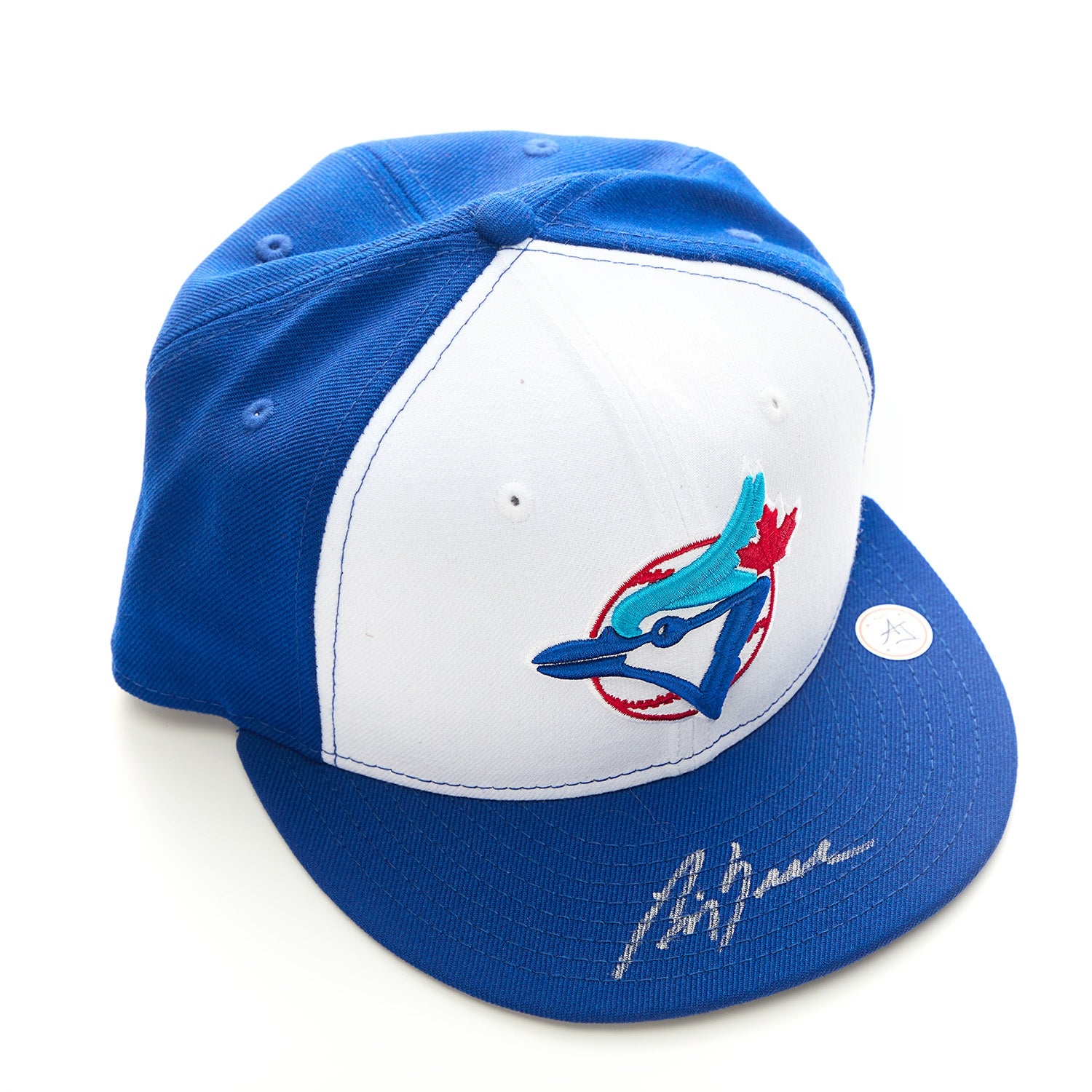 George Bell Signed Toronto Blue Jays Authentic Throwback New Era Baseball Cap