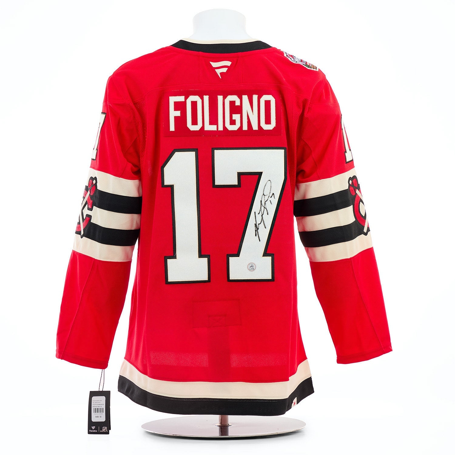 Nick Foligno Signed Chicago Blackhawks Winter Classic Fanatics Premium Jersey