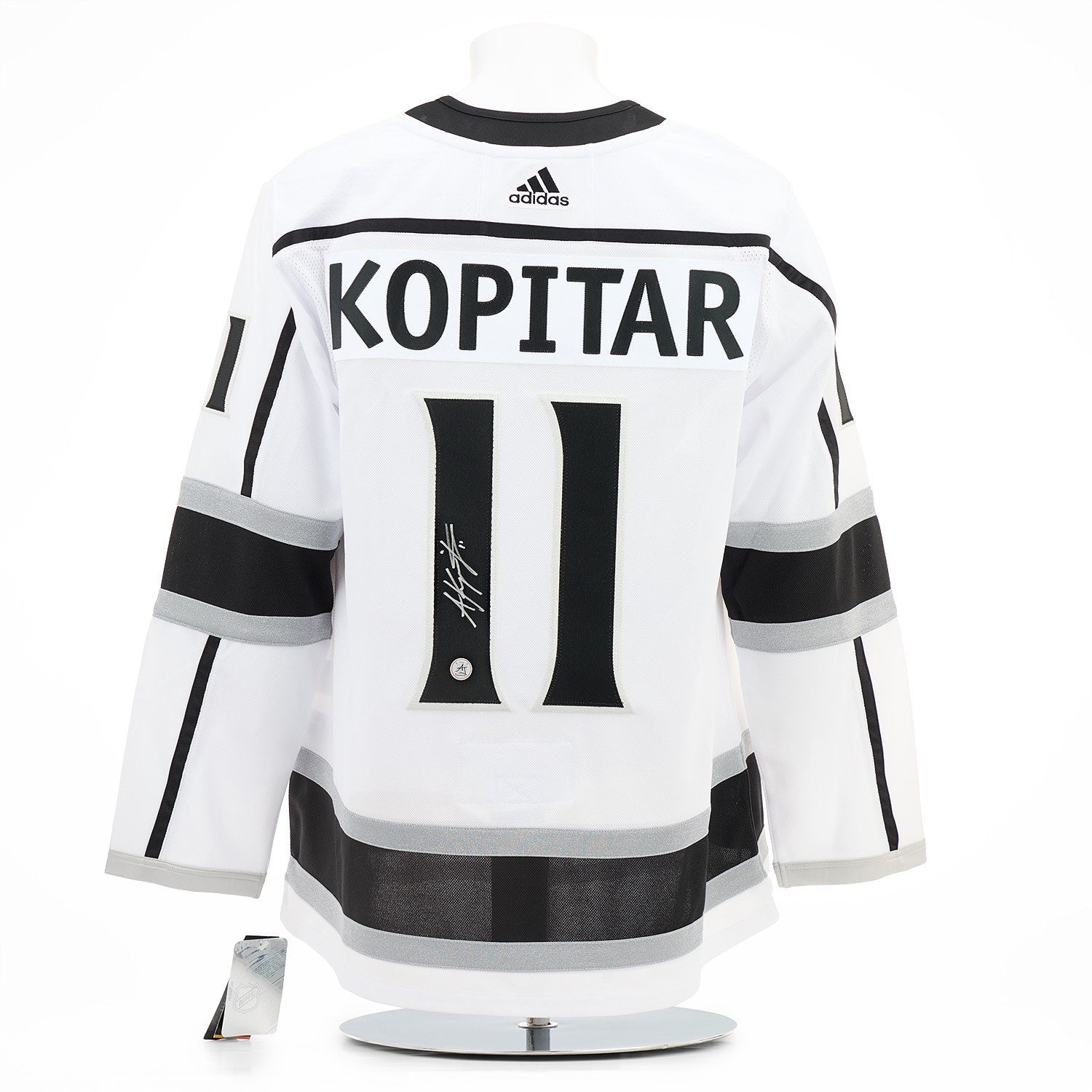 Anze Kopitar Signed Los Angeles Kings Alt Retro adidas Jersey