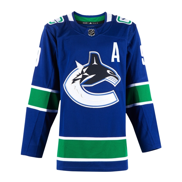 JT Miller Autographed Vancouver Canucks Blue adidas Jersey