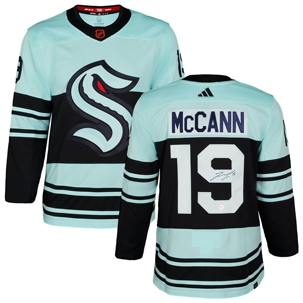 Jared McCann Signed Seattle Kraken Reverse Retro 2.0 adidas Jersey