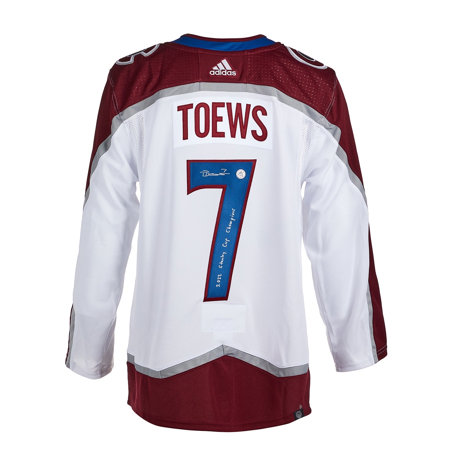 Devon Toews Signed Colorado Avalanche 2022 Stanley Cup adidas Jersey