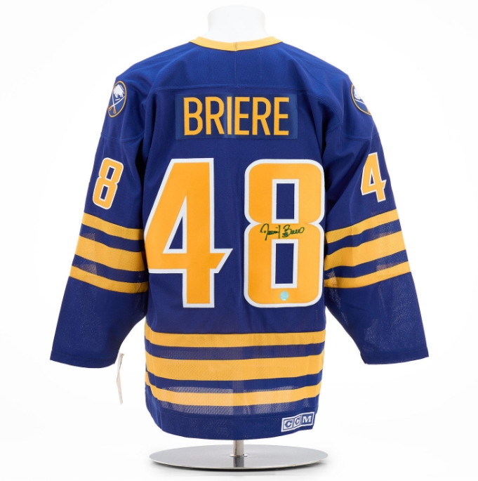 Daniel Briere Autographed Buffalo Sabres Vintage CCM Jersey