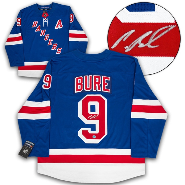 Pavel Bure Autographed New York Rangers Fanatics Breakaway Jersey