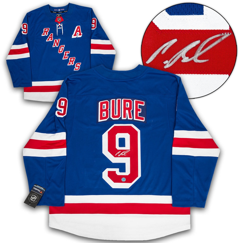 Pavel Bure Autographed New York Rangers Fanatics Breakaway Jersey
