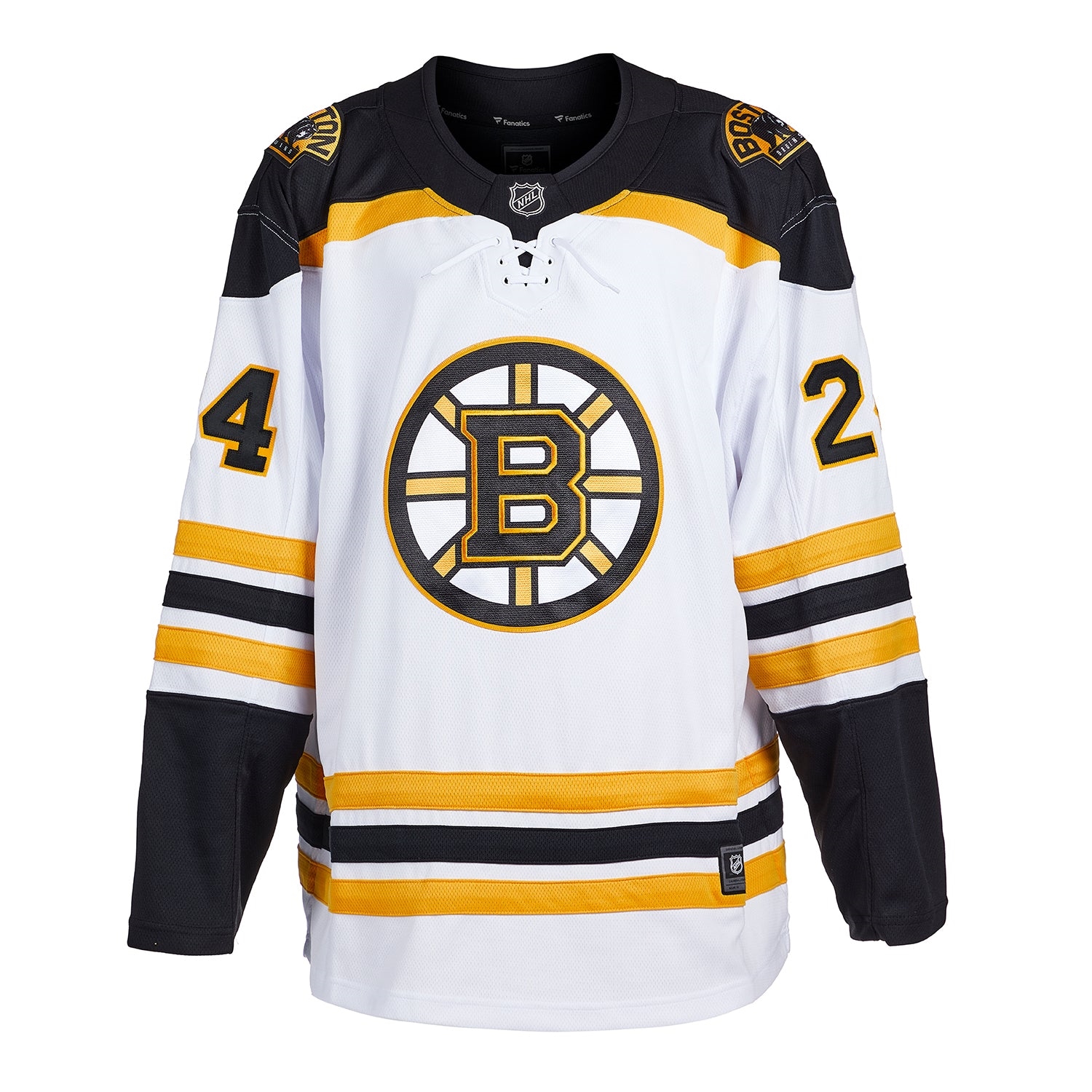 Don Cherry Signed Boston Bruins White Fanatics Breakaway Jersey