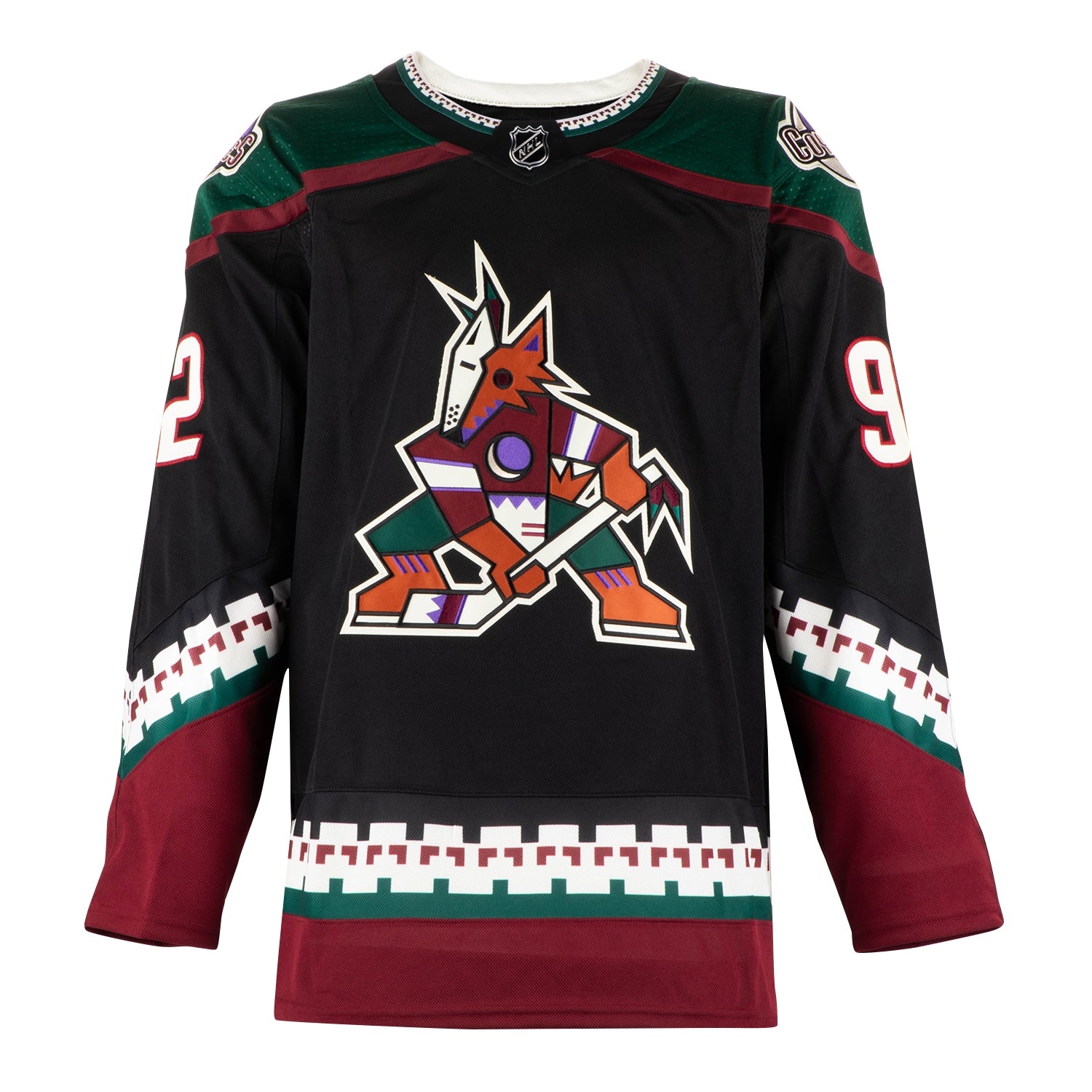 Logan Cooley Autographed Arizona Coyotes Black Kachina adidas Jersey
