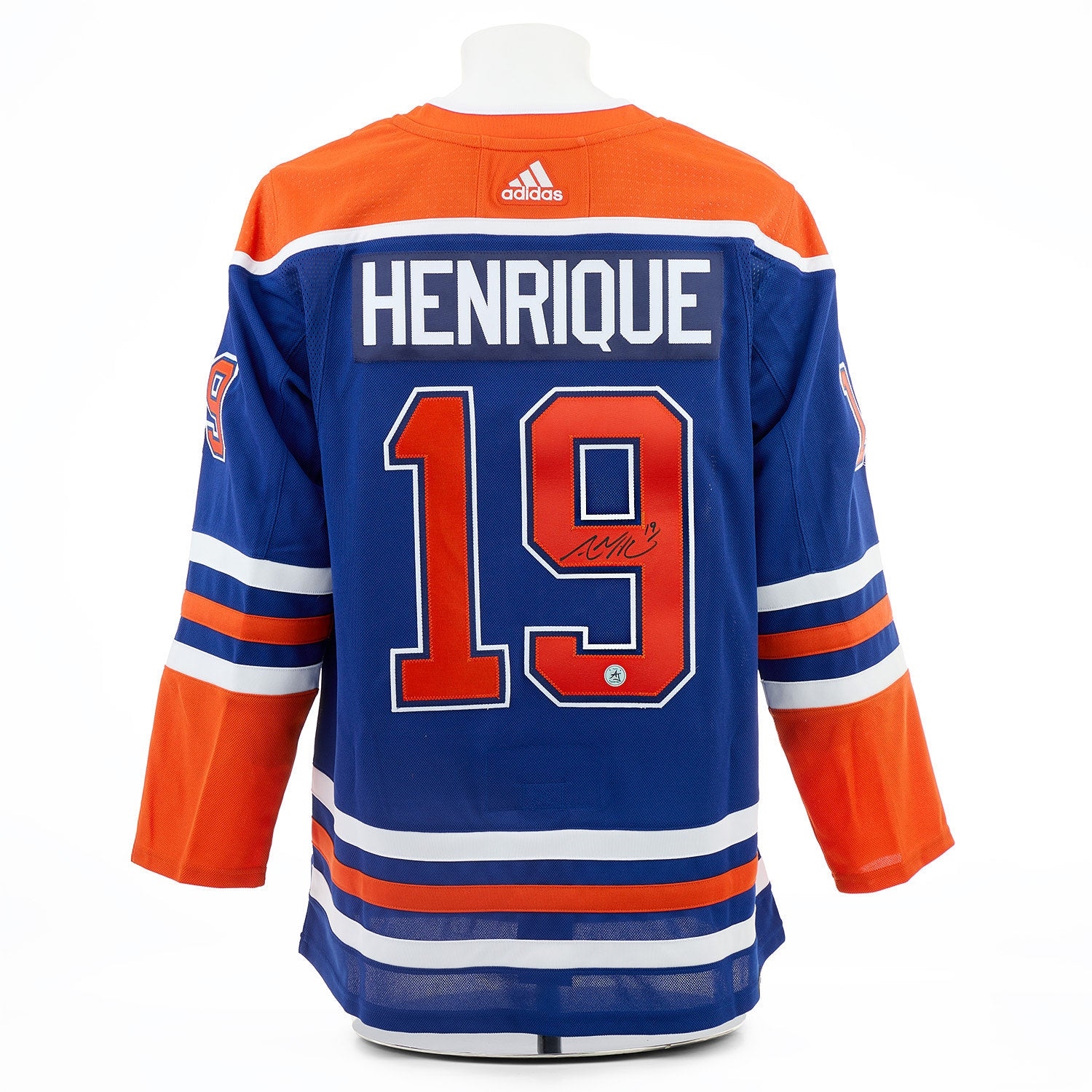 Adam Henrique Edmonton Oilers Signed 2024 Stanley Cup adidas Jersey