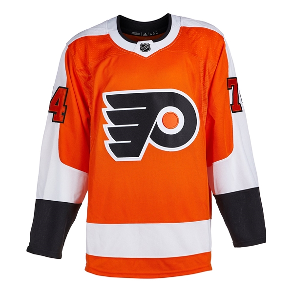 Owen Tippett Signed Philadelphia Flyers Orange adidas Jersey