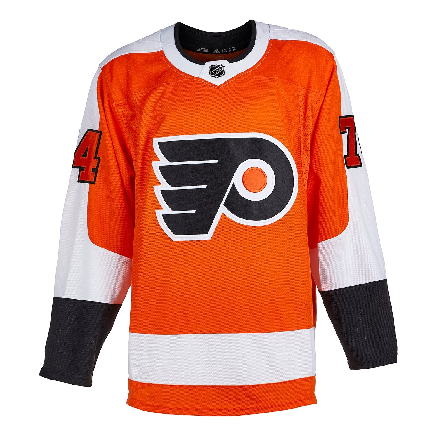 Owen Tippett Signed Philadelphia Flyers Orange adidas Jersey