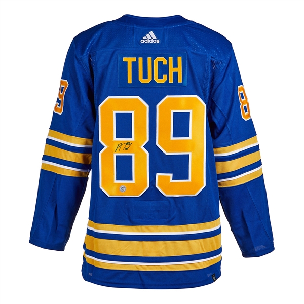 Alex Tuch Autographed Buffalo Sabres Blue adidas Jersey