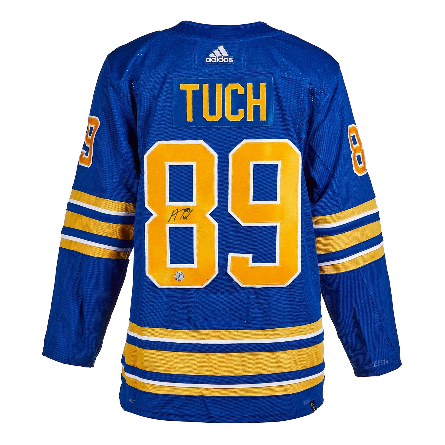 Alex Tuch Autographed Buffalo Sabres Blue adidas Jersey