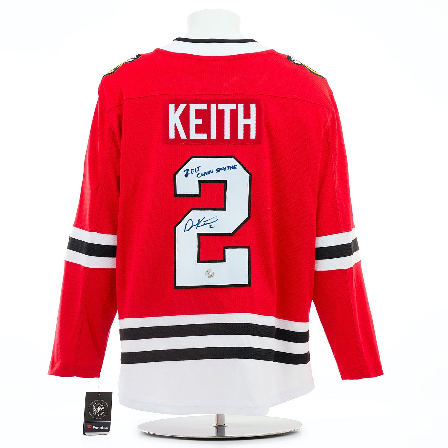 Duncan Keith Signed & Inscribed Chicago Blackhawks Fanatics Jersey (Flawed)