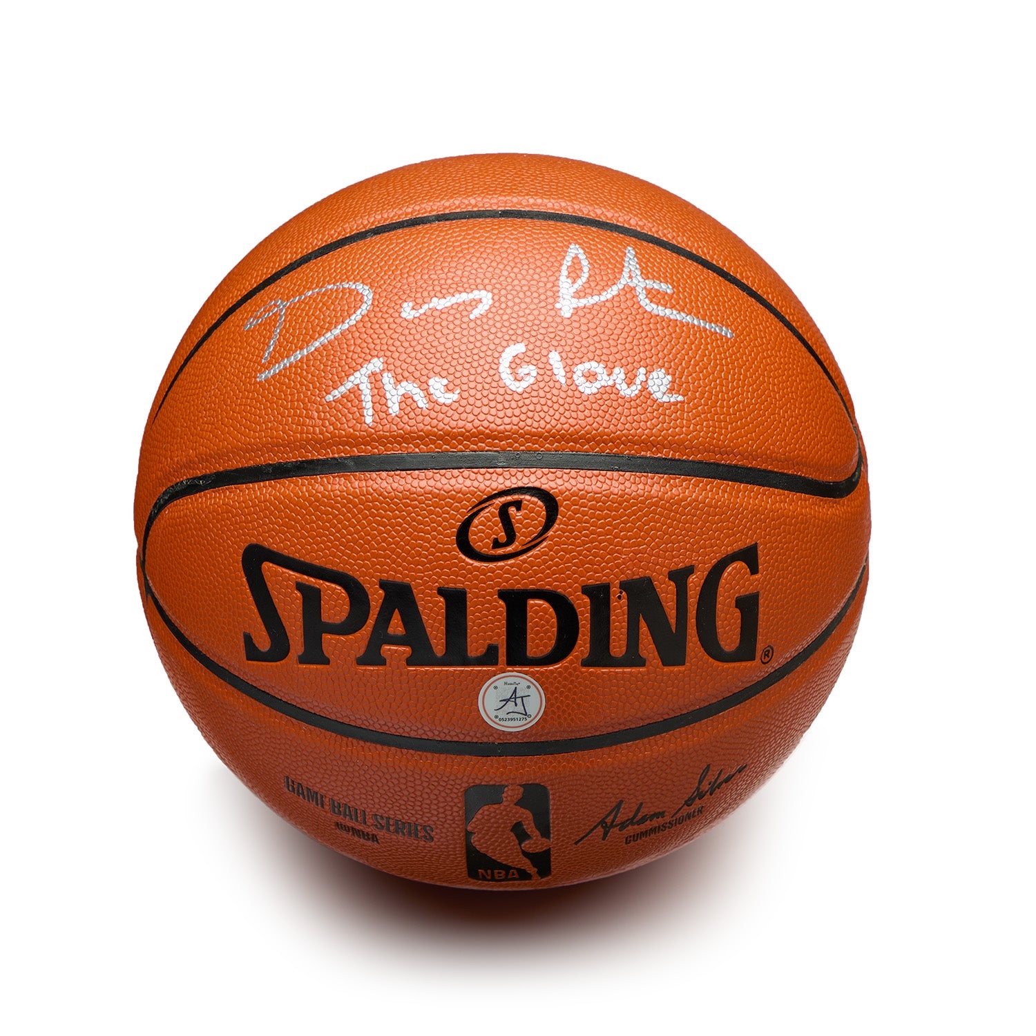 Gary Payton Signed Spalding Replica NBA Game Basketball with The Glove Note
