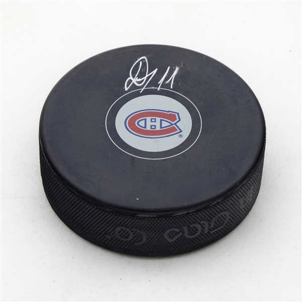 Ivan Demidov Autographed Montreal Canadiens Hockey Puck (Flawed)