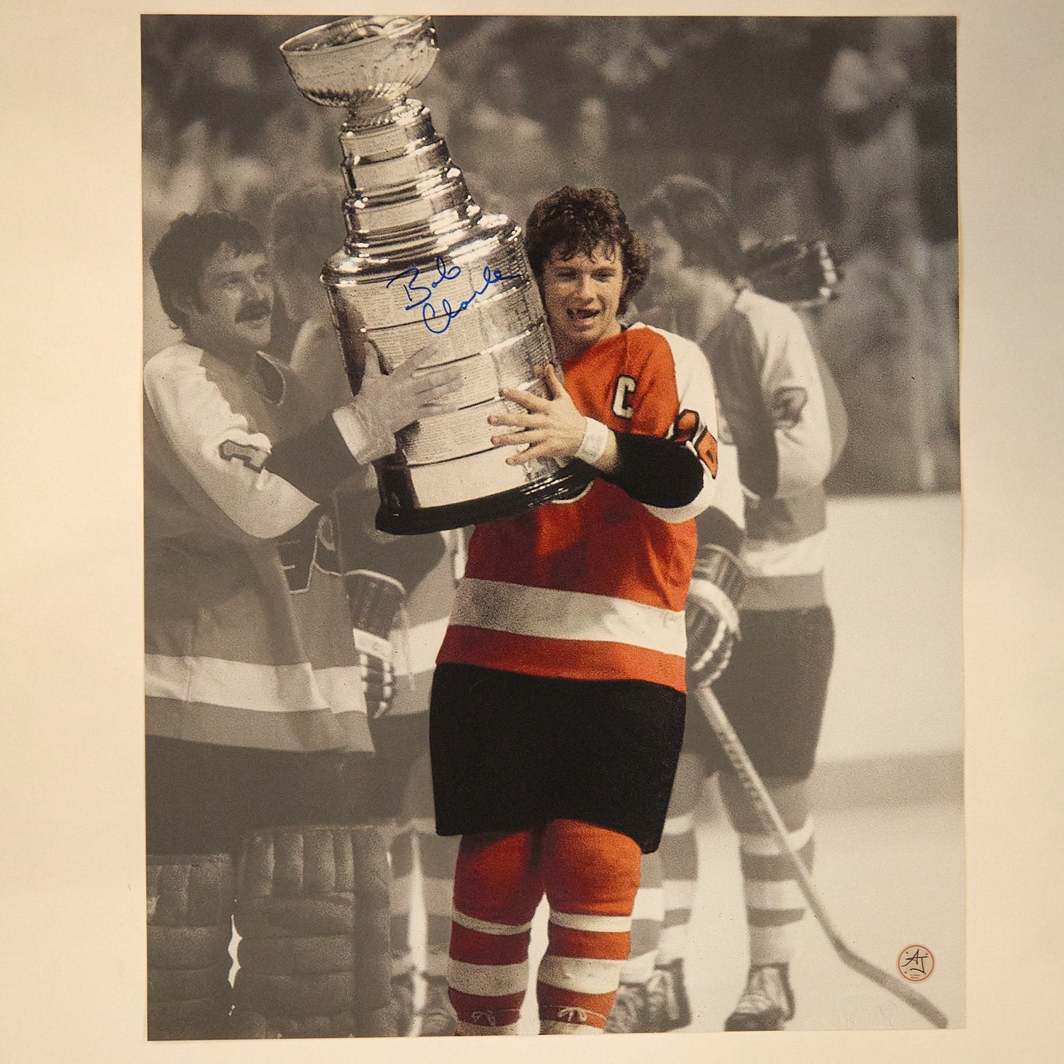 Bobby Clarke Autographed Philadelphia Flyers Stanley Cup 16x20 Photo