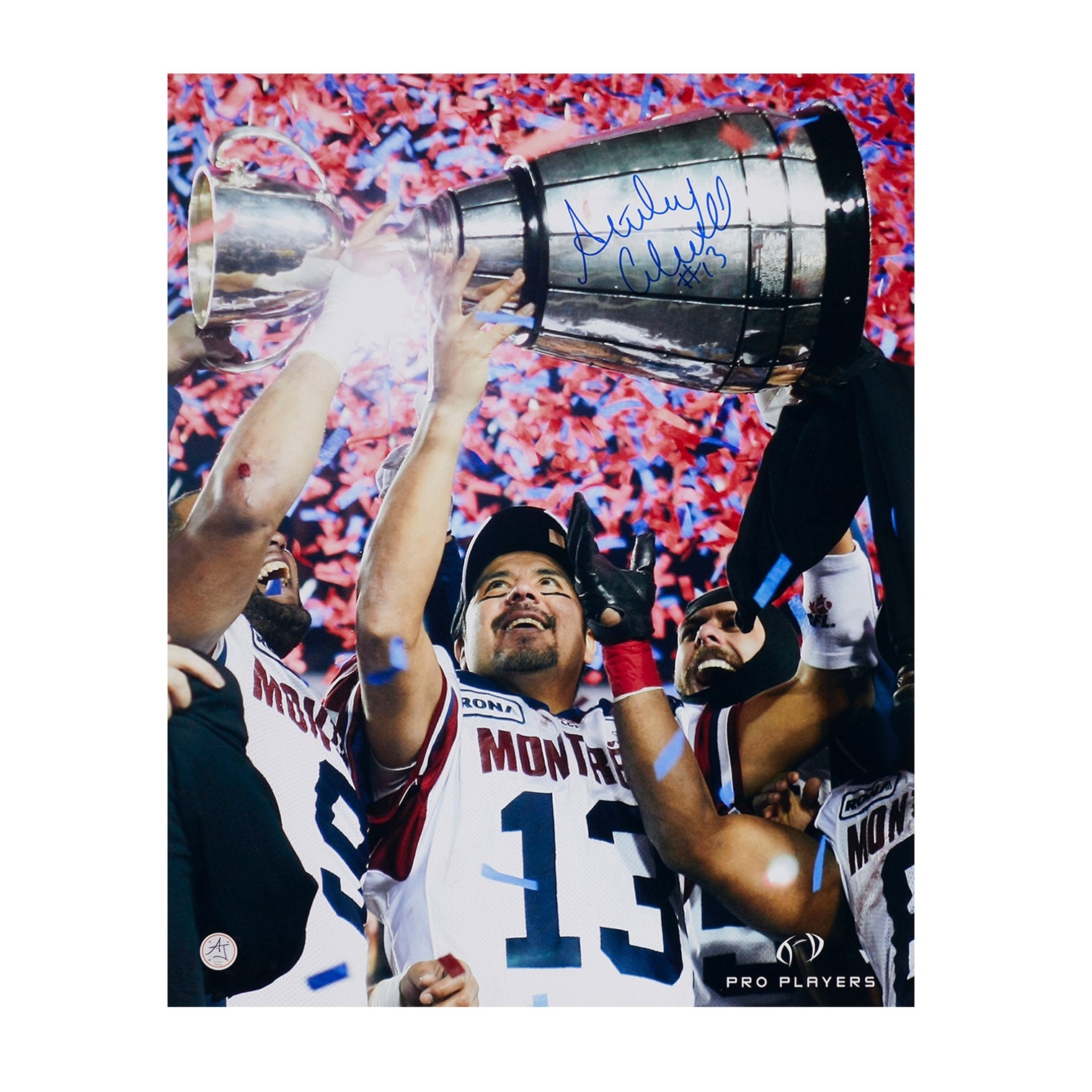 Anthony Calvillo Signed Montreal Alouettes Grey Cup 16x20 Photo