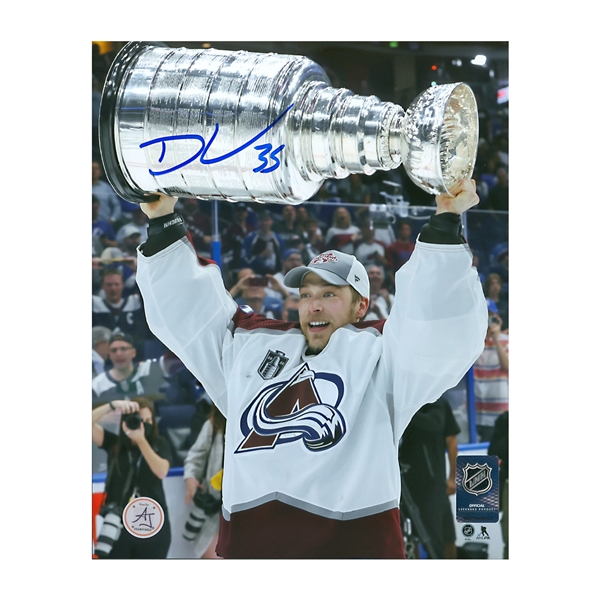 Darcy Kuemper Signed Colorado Avalanche 2022 Stanley Cup 8x10 Photo