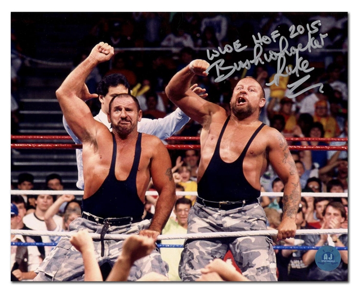Bushwhacker Luke Autographed Wrestling 8x10 Photo