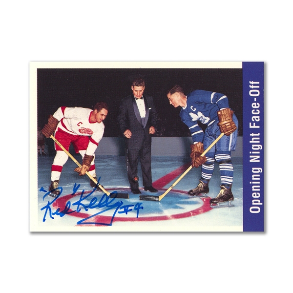 Autographed 1994 Parkhurst Missing Link #154 Red Kelly Action Card