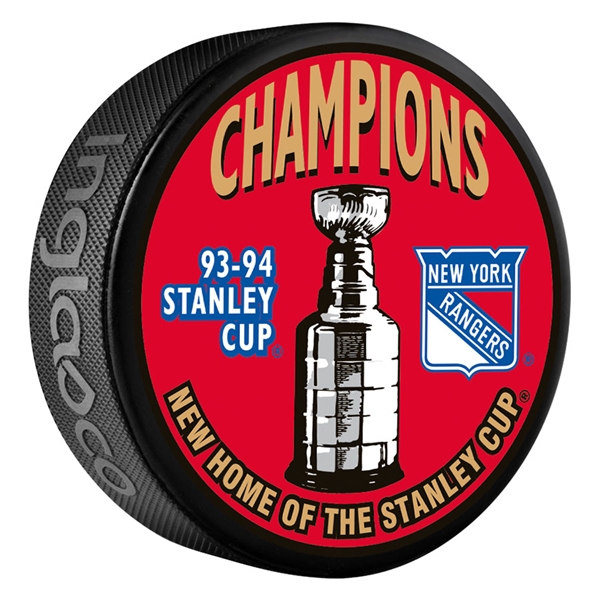 New York Rangers 1994 Stanley Cup Champion Souvenir Hockey Puck