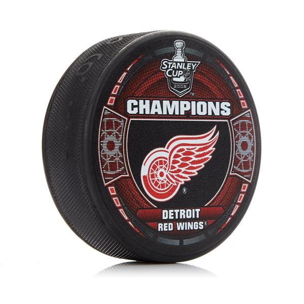 Detroit Red Wings 2008 Stanley Cup Champion Souvenir Hockey Puck
