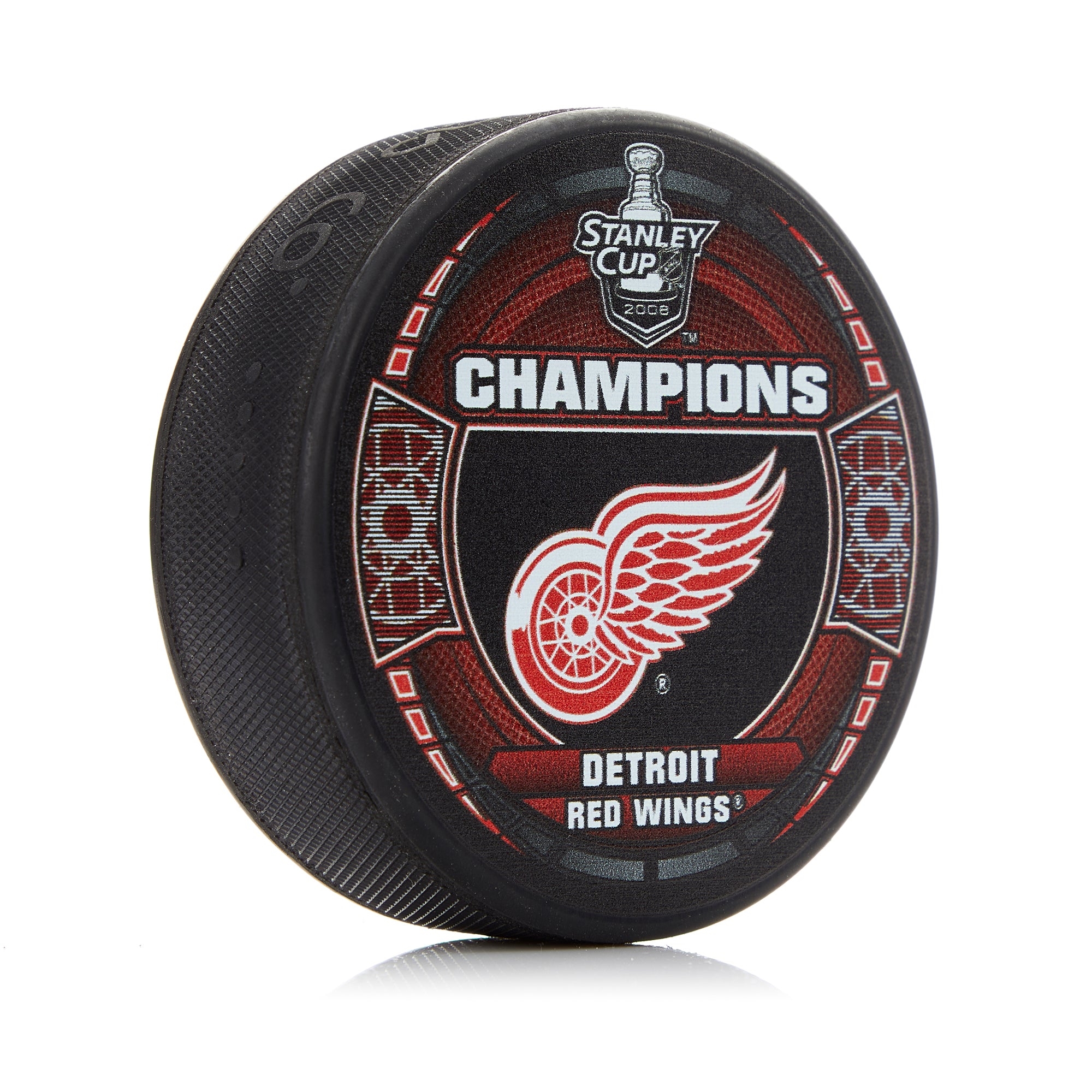 Detroit Red Wings 2008 Stanley Cup Champion Souvenir Hockey Puck