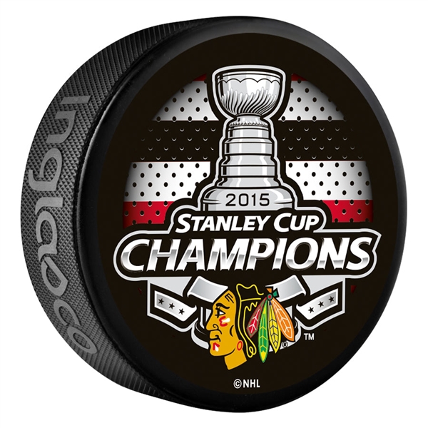 Chicago Blackhawks 2015 Stanley Cup Champion Souvenir Hockey Puck