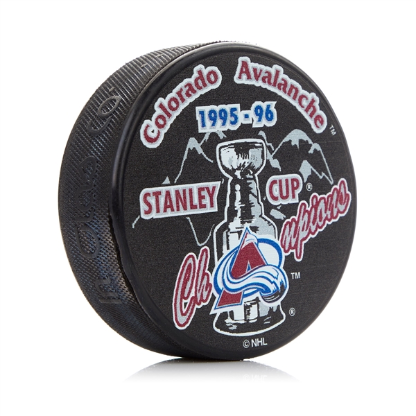 Colorado Avalanche 1996 Stanley Cup Champion Souvenir Hockey Puck
