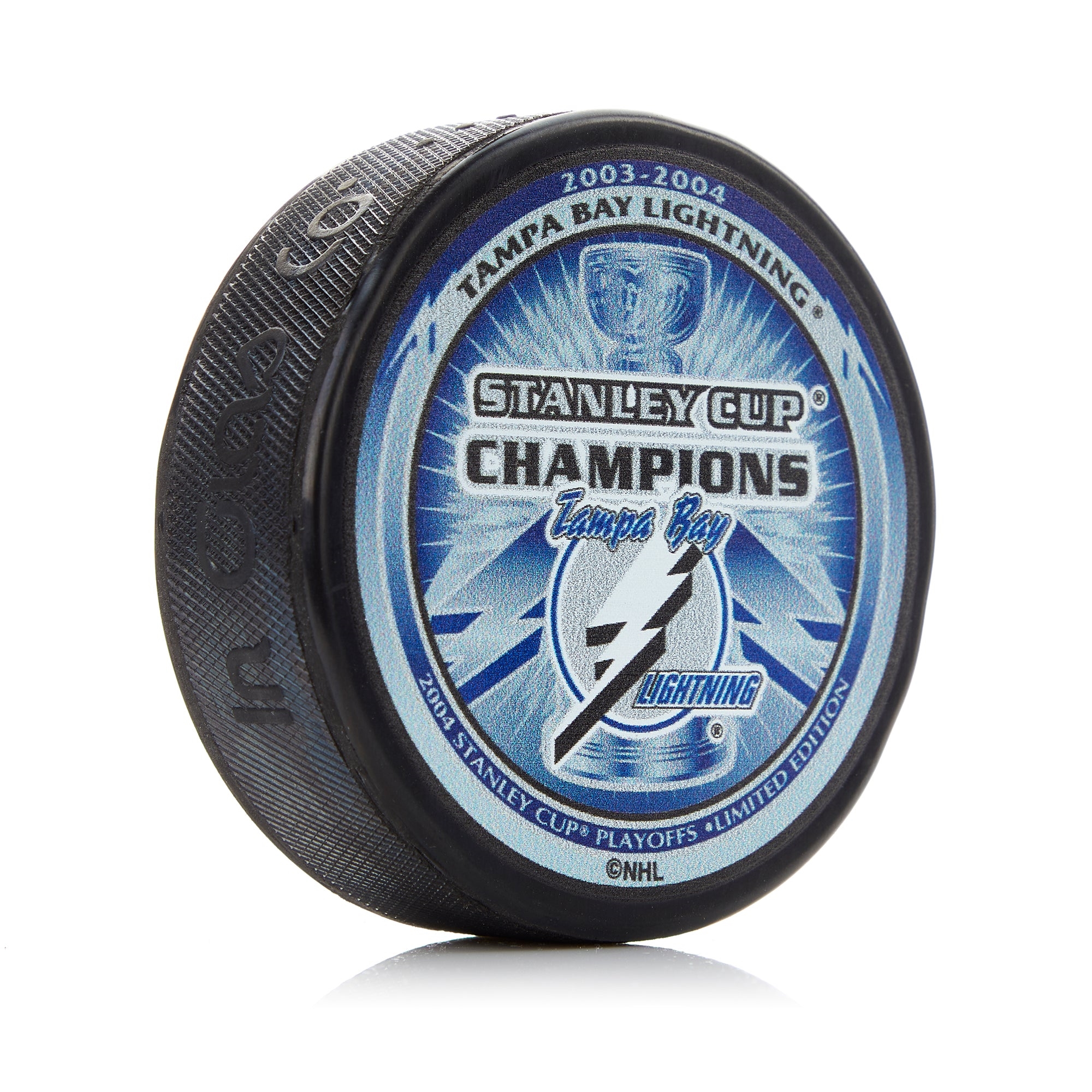 Tampa Bay Lightning 2004 Stanley Cup Champion Souvenir Hockey Puck