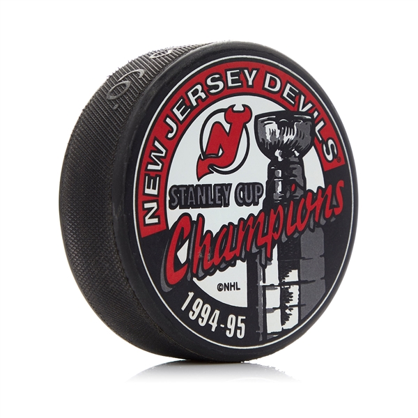 New Jersey Devils 1995 Stanley Cup Champion Souvenir Hockey Puck