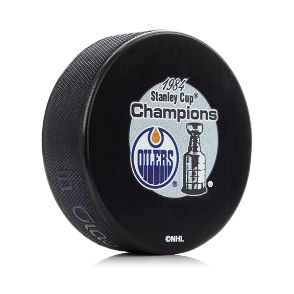 Edmonton Oilers 1984 Stanley Cup Champion Souvenir Hockey Puck