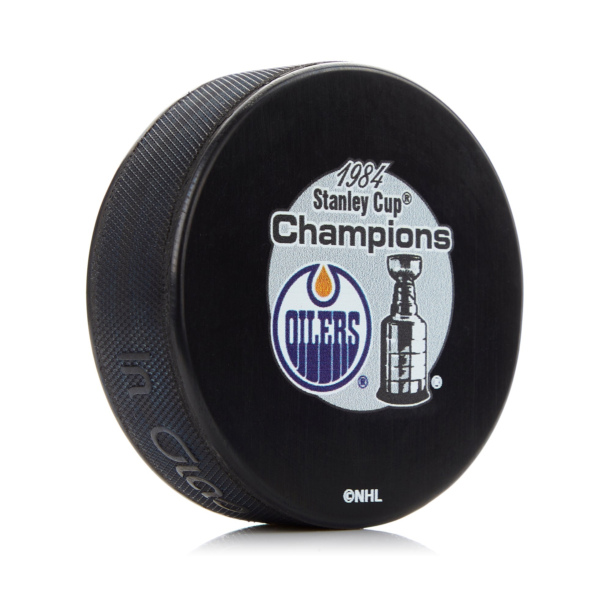 Edmonton Oilers 1984 Stanley Cup Champion Souvenir Hockey Puck