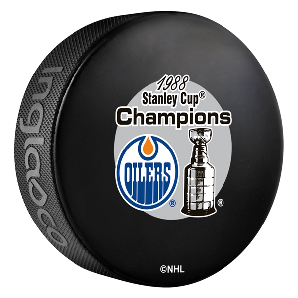 Edmonton Oilers 1988 Stanley Cup Champion Souvenir Hockey Puck