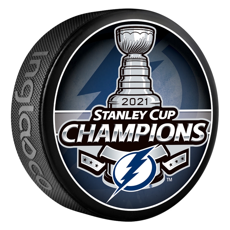 Tampa Bay Lightning 2021 Stanley Cup Champion Souvenir Hockey Puck