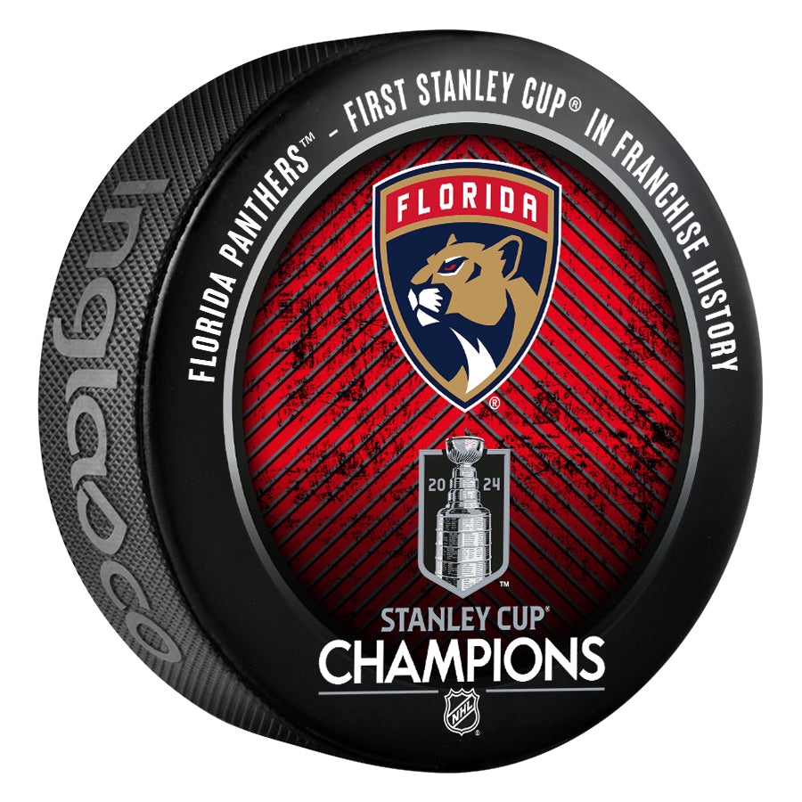 Florida Panthers 2024 Stanley Cup Champion Souvenir Hockey Puck