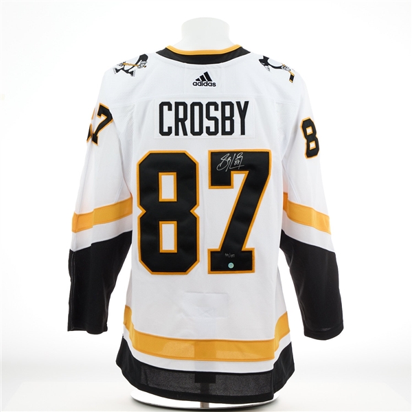 Sidney Crosby Signed Pittsburgh Penguins Reverse Retro adidas Jersey #44/187
