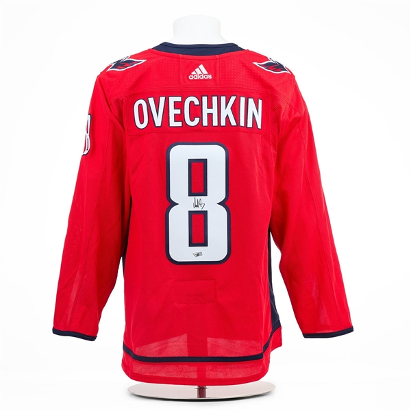 Alex Ovechkin Washington Capitals Signed 2018 Stanley Cup adidas Jersey