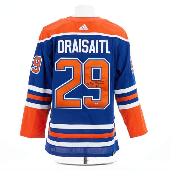 Leon Draisaitl Edmonton Oilers Autographed 2024 Stanley Cup adidas Jersey