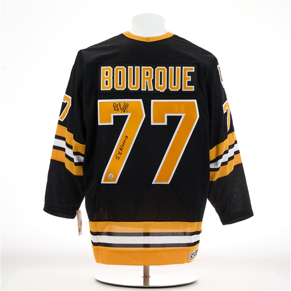 Ray Bourque Signed Boston Bruins Vintage CCM Jersey with 5x Norris Note