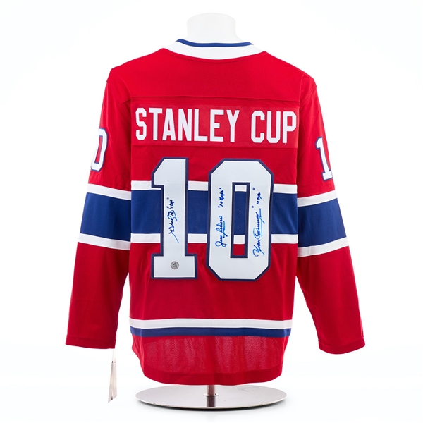 Montreal Canadiens Signed Stanley Cup Legends Fanatics Breakaway Jersey