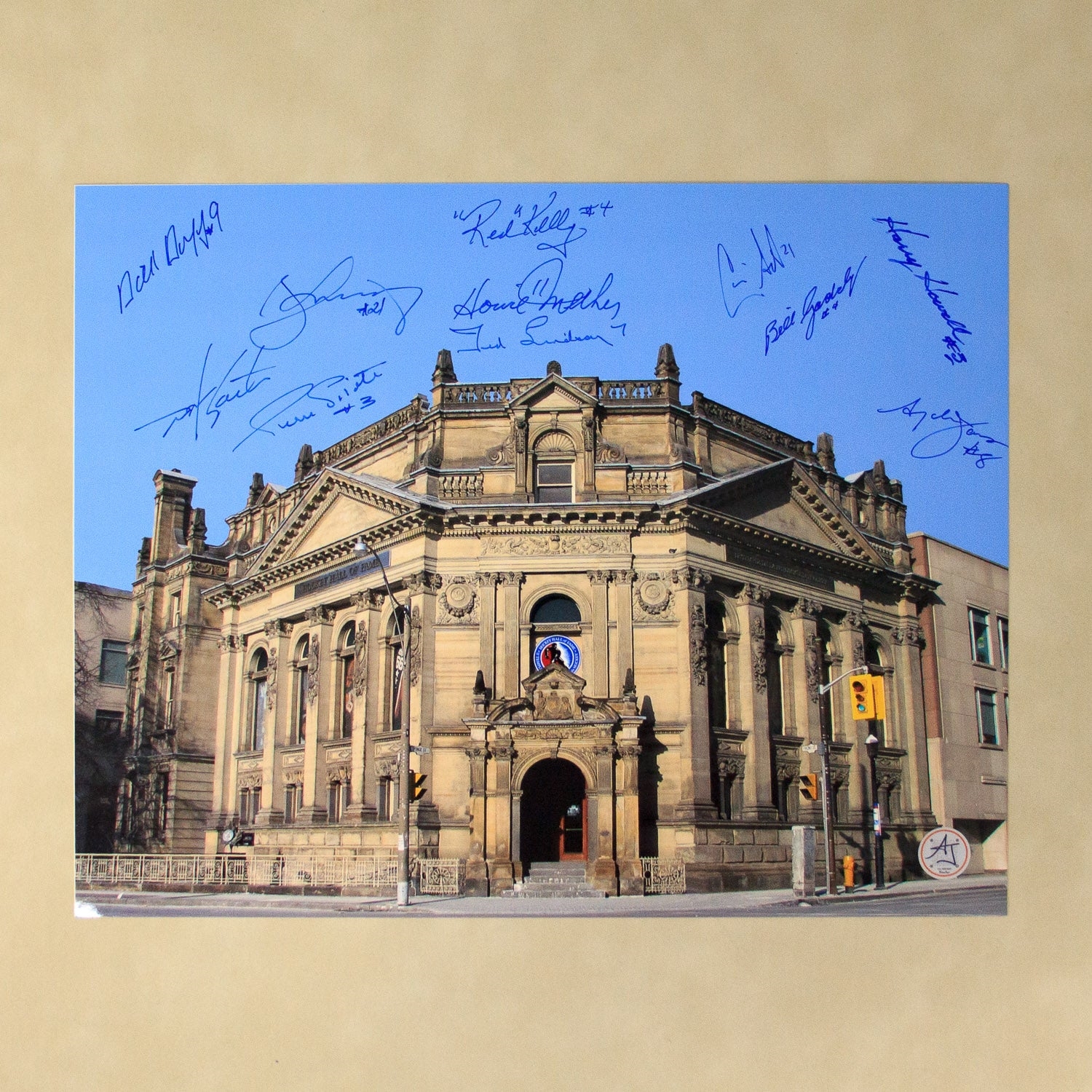 Hockey Hall Of Fame Building 11 Legends Autographed 11x14 Photo