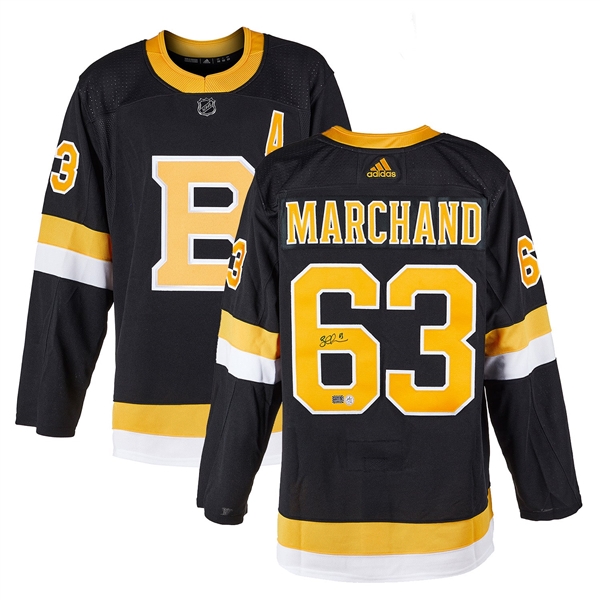Brad Marchand Signed Boston Bruins Alternate adidas Jersey