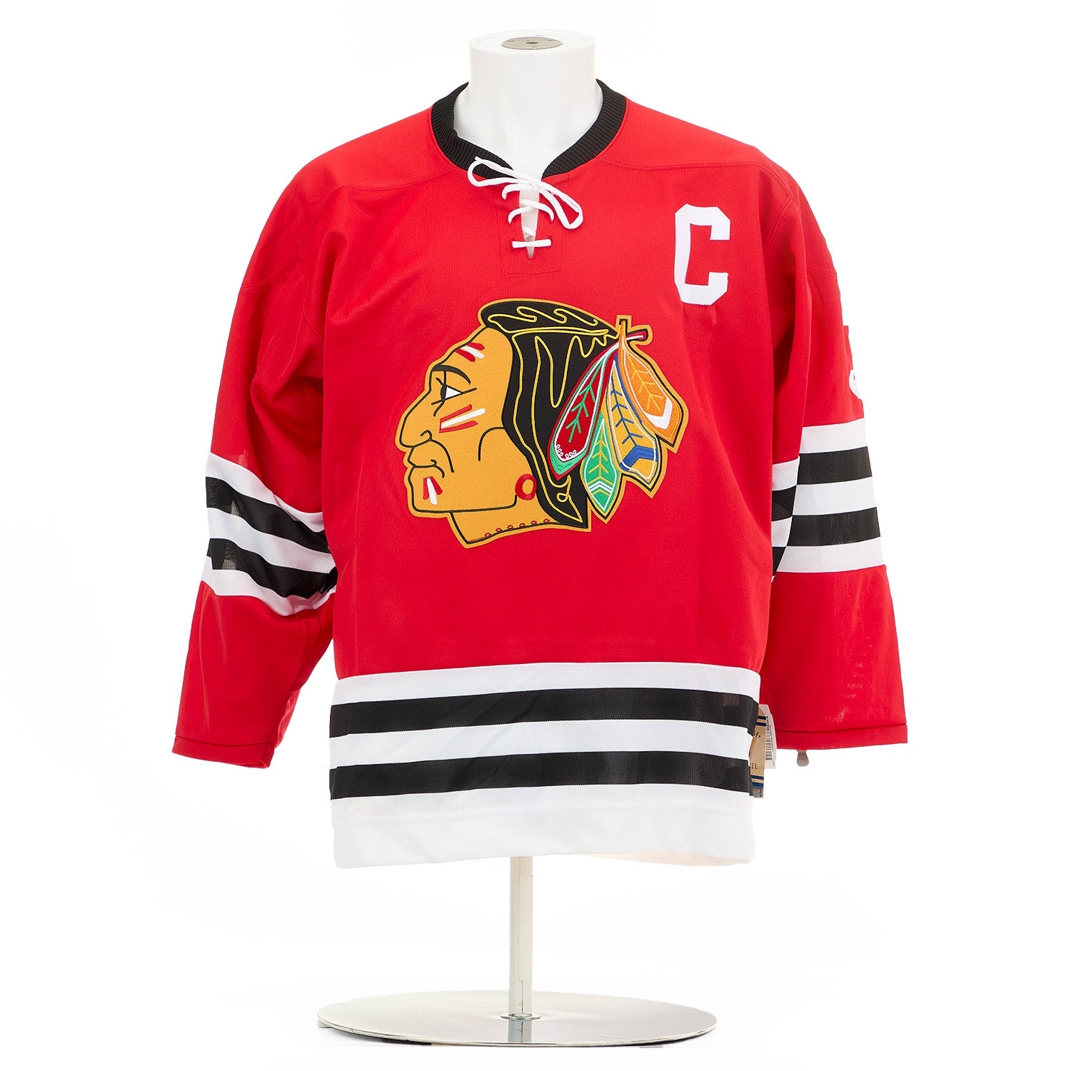 Pierre Pilote Autographed Chicago Blackhawks Vintage CCM Jersey