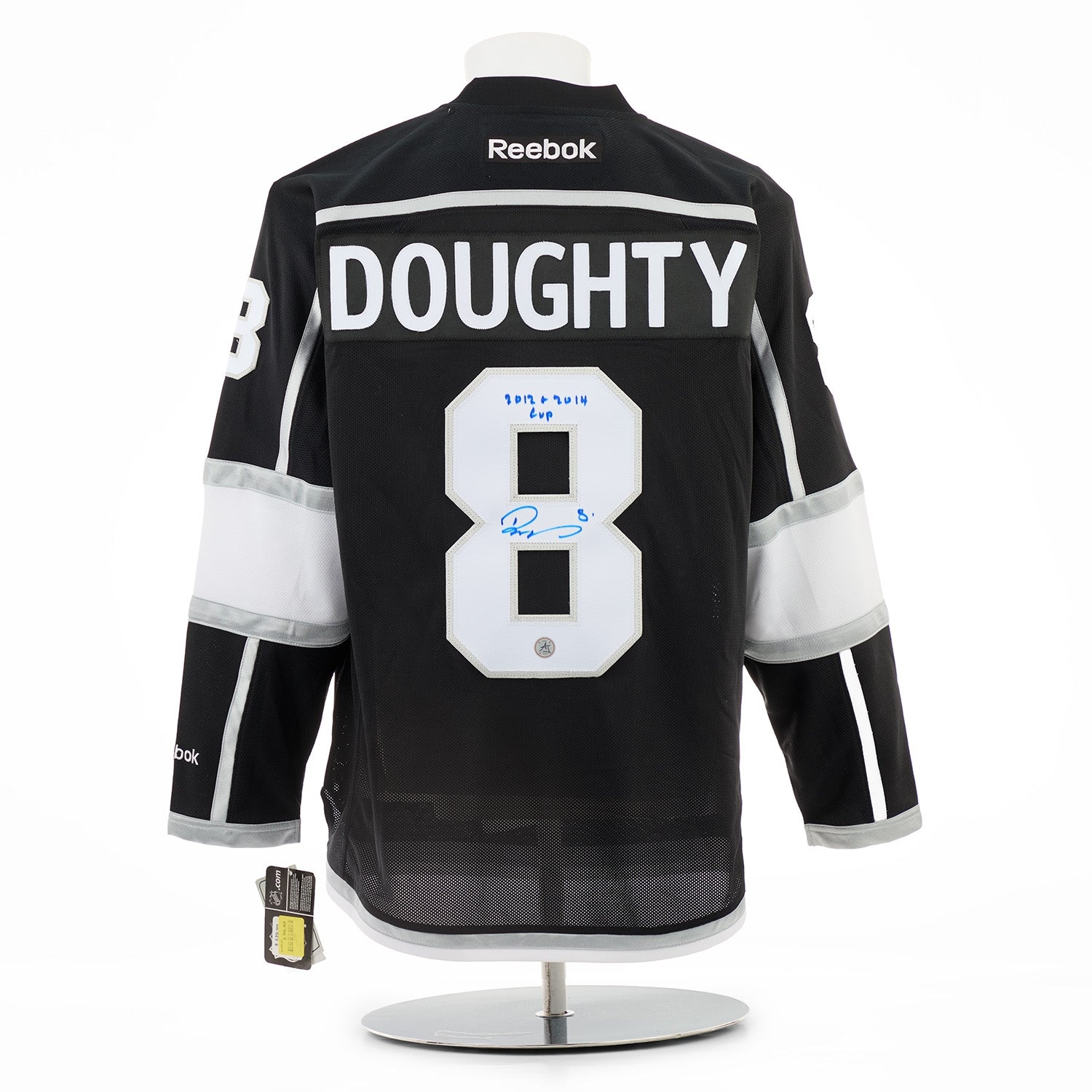 Drew Doughty LA Kings Signed & Inscribed Stanley Cup Vintage Reebok Jersey