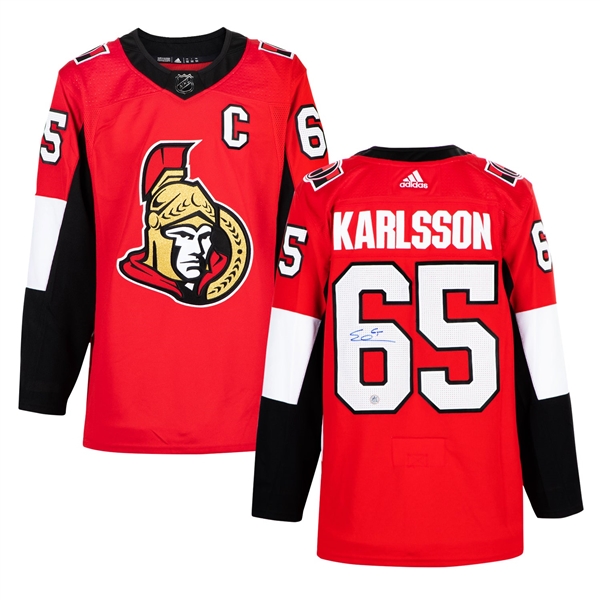Erik Karlsson Autographed Ottawa Senators Red adidas Jersey