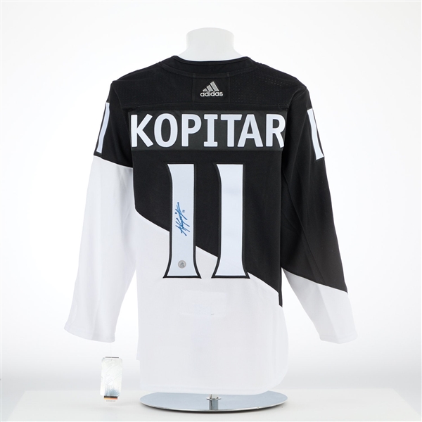 Anze Kopitar Autographed Los Angeles Kings 2020 Stadium Series adidas Jersey