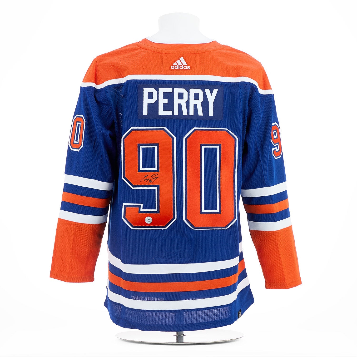 Corey Perry Edmonton Oilers Autographed 2024 Stanley Cup adidas Jersey
